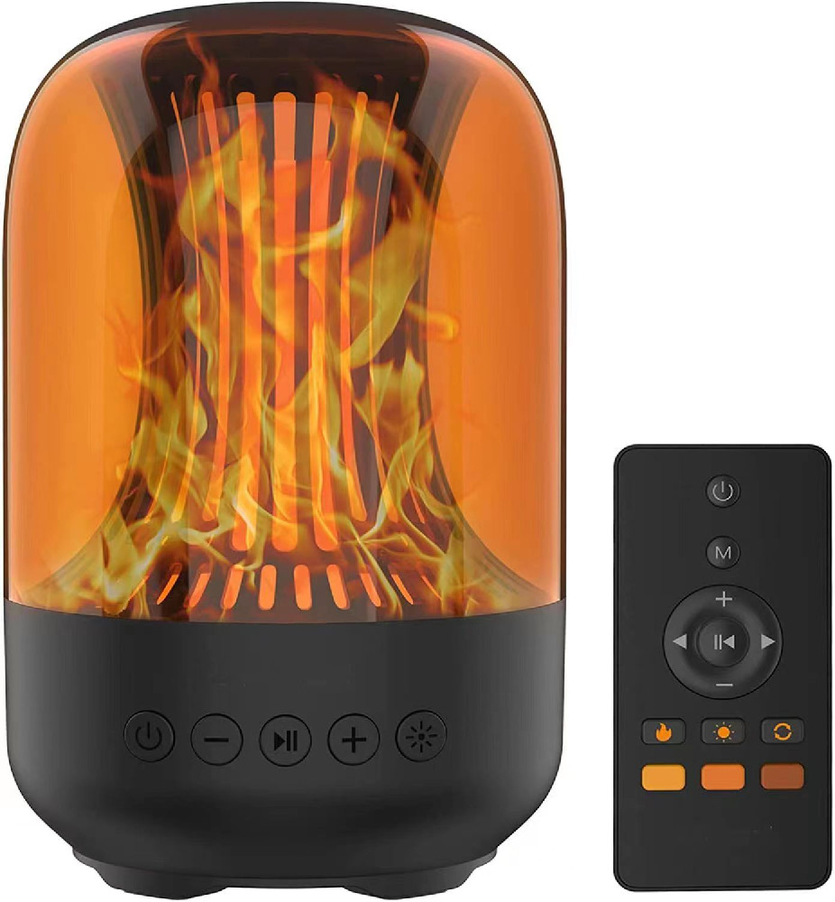Bluetooth Speaker Flame Light